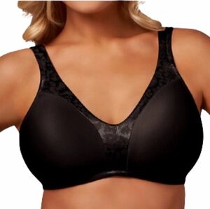 Breezies | Black Wireless Bra Sz 48DD